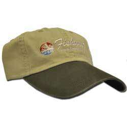 Fishwest Fly Fishing Long Bill Hat Cap Brown  