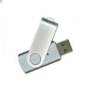  Super Talent SM Swivel 4GB USB2.0 Flash Drive (Silver 