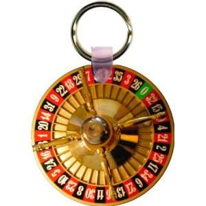  Roulette Wheel Art Key Chain   Ideal Gift for all 
