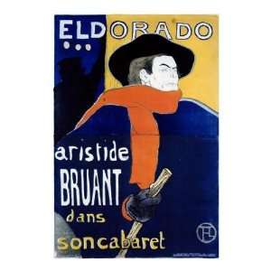   Lautrec   Eldorado / Aristide Bruant Giclee Canvas