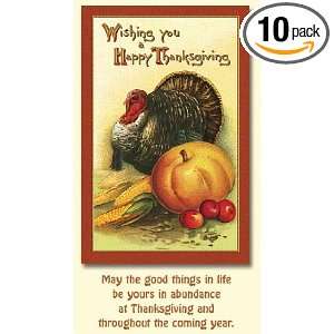 Old World Christmas Harvest Bounty Thanksgiving Cards Pack of 10 Cards 