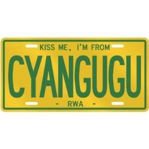   CYANGUGU  RWANDA LICENSE PLATE SIGN CITY 