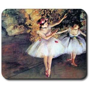  Decorative Mouse Pad Degas Two Dancers Ballet Dance Electronics