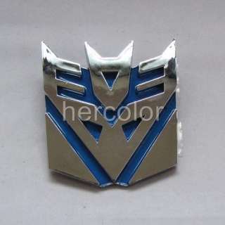 Transformers Decepticon Decal Car Sticker Emblem Blue  