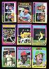 1975 Topps Near Complete Set minus 13 cards  