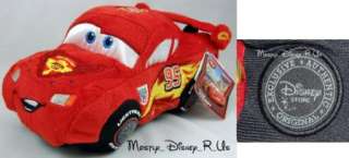 Cars 2 Lightning McQueen Rolling Luggage + Two Cars 2 Exclusive Bean 