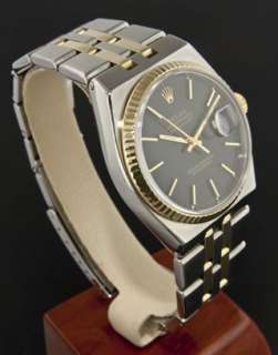 Rolex Datejust Oysterquartz 17013 Stainless Steel and 14k Gold Mens 