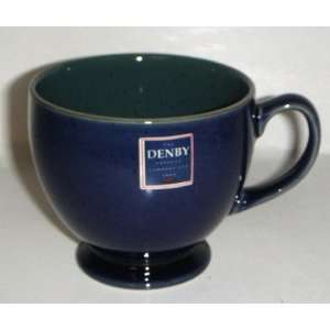  Denby Harlequin Teacup Blue Green 