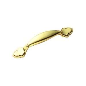   Footed Handle, Centers 3, Lancaster Brass, Meadows