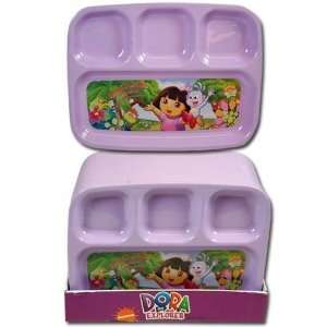  Dora 4 Section Divided Platter Case Pack 96   912430 