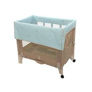   Original Co Sleeper Bassinet with Short Liner   Toffee/Turquoise Baby
