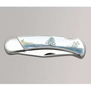   stainless steel 3 inch lock back pocket knife   colored Barlow Designs