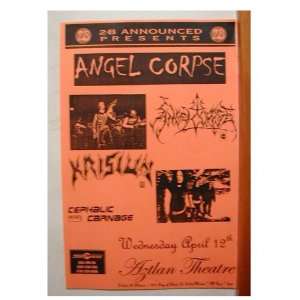  Angel Corpse Handbill Denver Poster 