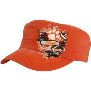   Tigers Ladies Orange Eve Adjustable Military Style Hat Sports