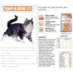  Royal Canin Feline Care Nutrition Hair And Skin 33 Dry Cat Food 