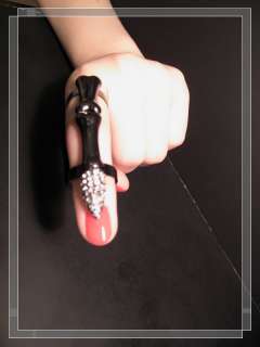   Hand Finger Bones Ring Gothic Punk Skull Delfina Delettrez Gaga  