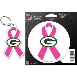  Wincraft Green Bay Packers Breast Cancer Awareness Auto 