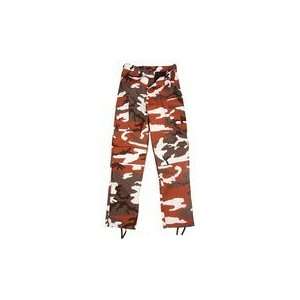 ULTRA FORCE RED CAMOUFLAGE B.D.U. PANTS   Size XL