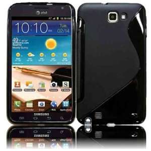  Galaxy Note SKYLINE Design TPU Case Cover   BLACK Premium Design 