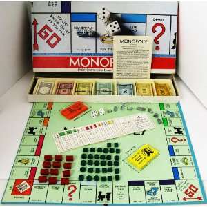  VINTAGE MONOPOLY GAME ~ BOARD GAME 1973 
