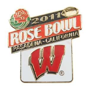 Wisconsin Badgers 2011 Rose Bowl Collectible Pin 
