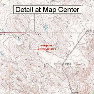   Map   Fairpoint, South Dakota (Folded/Waterproof)