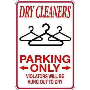 Occ37) Dry Cleaners Worker Occupation 9x12 Aluminum Novelty Parking 