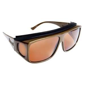  Fitovers Classic Sport Sunglasses Large Bronze Frame w 