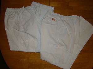 Red Kap brand white work pants, Cotton/poly blend, good condition 