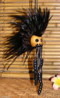 NIP Black Feather Design Hawaii Ikaika Warrior Helmet  