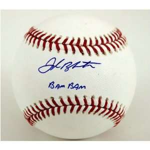  Joe Blanton Philadelphia Phillies Autographed MLB Baseball 
