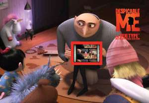 DESPICABLE ME FILM CELL ORPHANS SENITYPE NEW UNIVERSAL  