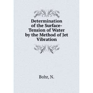    Tension of Water by the Method of Jet Vibration N. Bohr Books