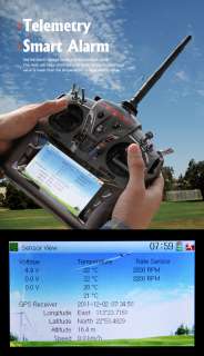 Walkera 12CH Touch Screen Radio Transmitter DEVO12 + RX1201 +Aluminum 