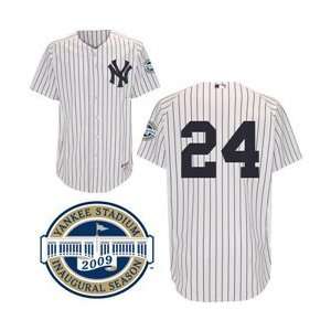 New York Yankees Authentic Robinson Cano Home Jersey w/2009 Inaugural 