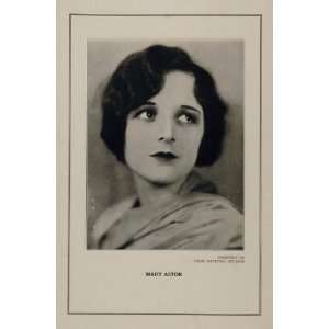  1927 Silent Film Star Mary Astor First National Print 