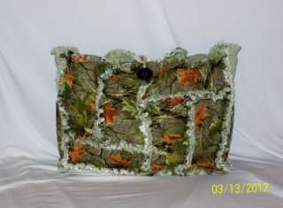 Camo Green Brown Leaves Hunting Diaper Bag Tote Purse New ~~ Great 