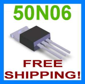 RFP50N06 50N06 POWER MOSFET N CHANNEL 60V 50A  