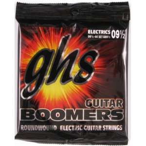 GHS Electric Guitar Boomers Roundwound Ex. Light Plus, .009 1/2   .044 
