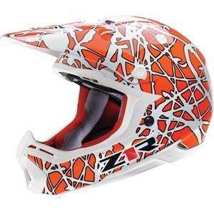  Z1R Nemesis Disarray Helmet   Small/Orange Automotive