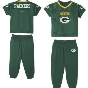  Reebok Green Bay Packers Infant Short Sleeve Jersey And 