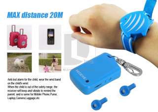 Fish Wristband Anti Lost Alarm Safety Security For Baby Pet Purse+2 