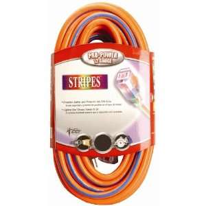   Cable 02549 3V 100 Foot 12/3 Neon Outdoor Extension Cord, Orange/Blue