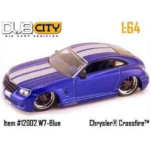   Dub City Blue Chrysler Crossfire 164 Scale Die Cast Car Toys & Games