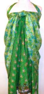 Vintage Sari Wrap Skirt   Sarong, Dress   Magic Wrap  