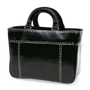 Kate Spade POSTMARK JASPER Black Canvas Handbag  