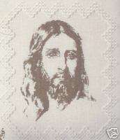 The Face Of Christ Hardanger Cross Stitch Chart Pattern On Popscreen