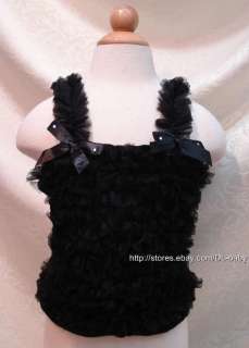   kids chiffron fluffy tube petti top ruffled tutu tops 1 9 yrs  
