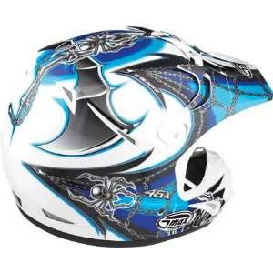  GMAX GM46X Slice Full Face Helmet X Small  Blue 