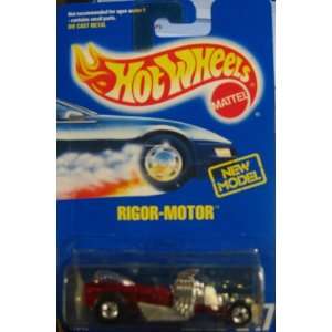  Mattel Hot Wheels Rigor Motor 247 blue card 1991 Toys 